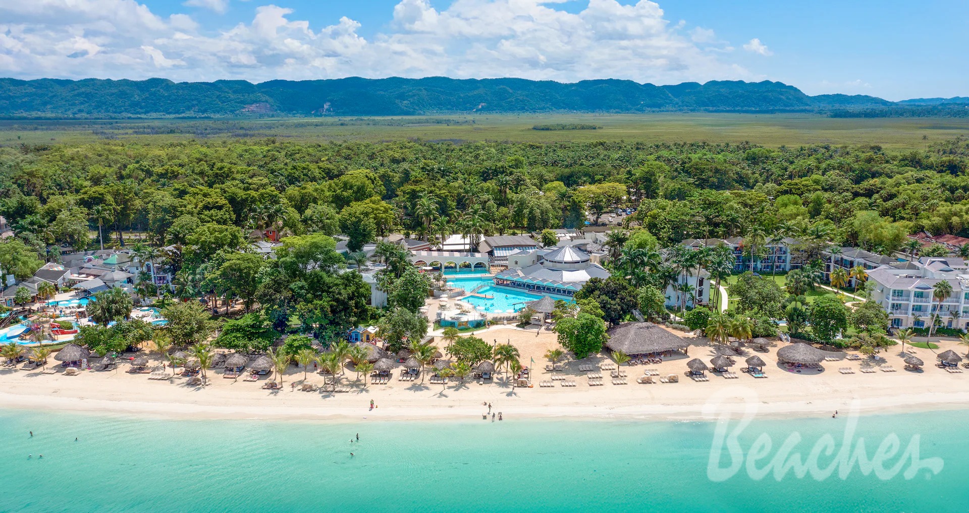 Beaches Negril Aerial Beach