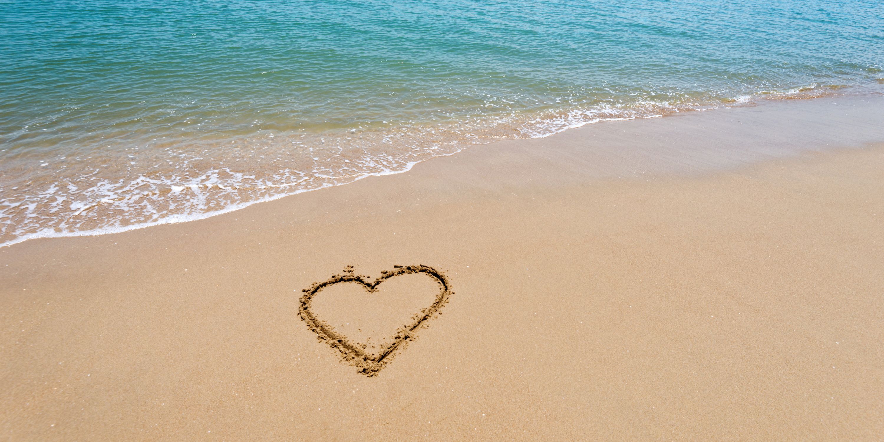 Heart in the sand