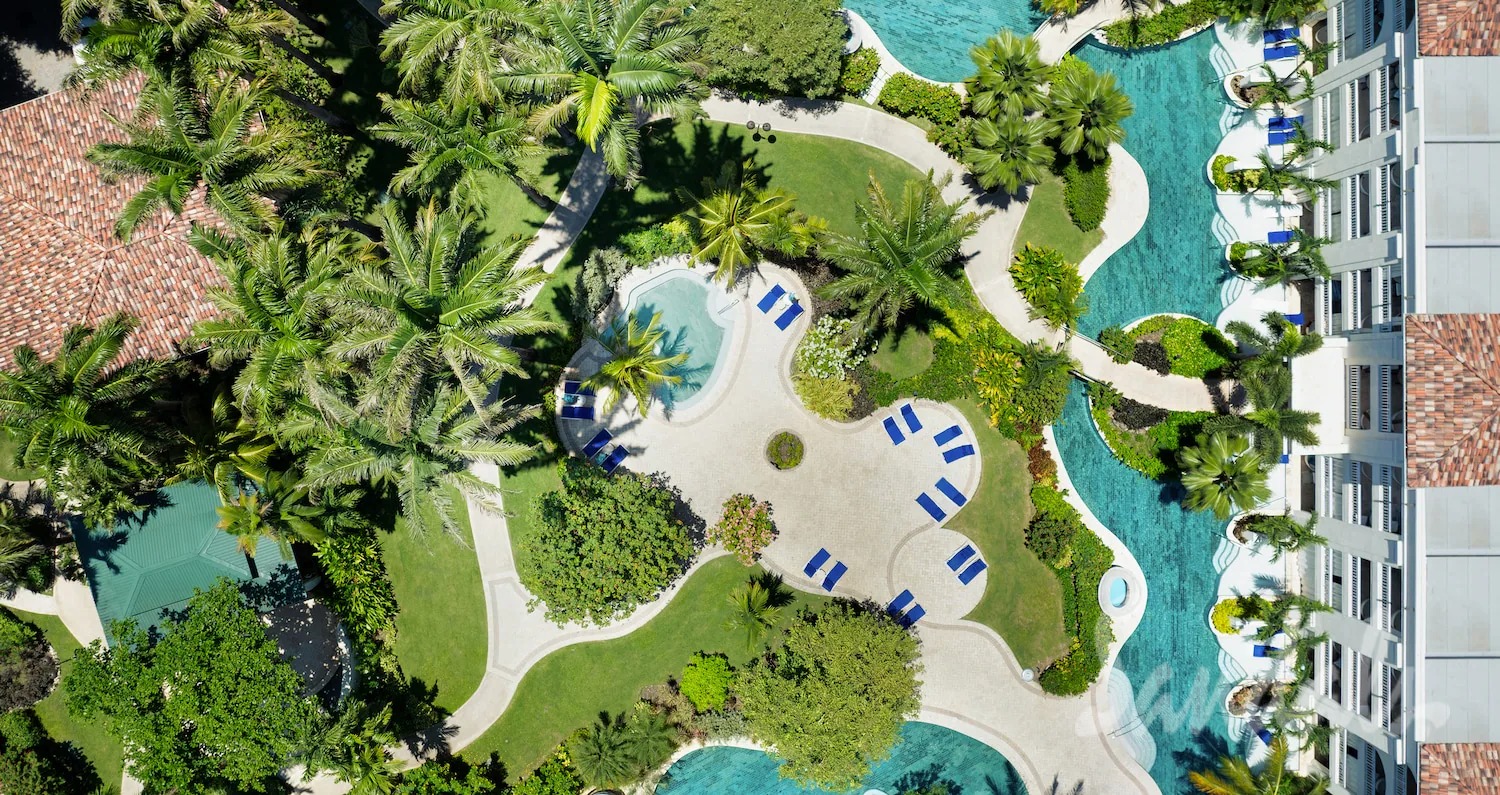 Sandals Barbados Aerial