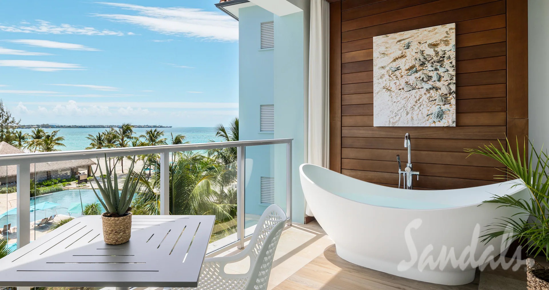 Sandals Royal Barbados Balcony Tub