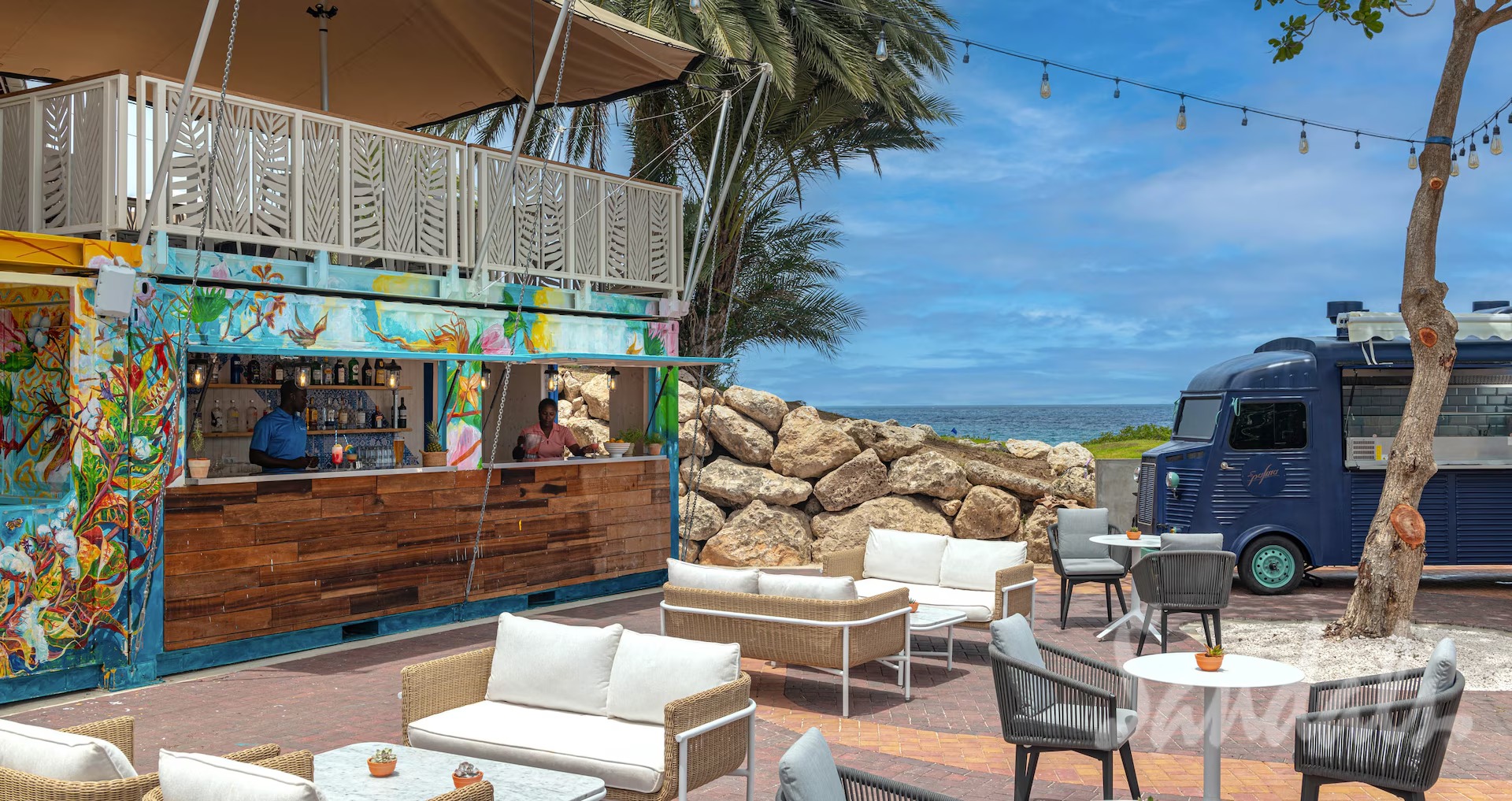 Sandals Royal Curacao Food Trucks